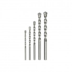 Set de 5 burghie: 4 mm, 5 mm, 6 mm, 8 mm, 10 mm