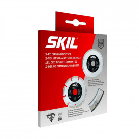 SKIL 2610S01159 set de 2 discuri diamantate, cu diametrul de 125 mm - Img 2