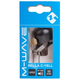 Sonerie bicicleta M-WAVE BELLA C-YELL Negru - Img 2