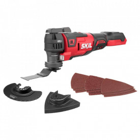 Unealta multifunctionala SKIL 3650 DA Brushless, 11000-16000 rpm, 9x foi de slefuire, 1xAccu, incarcator, geanta si accesorii