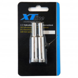 Carote diamantate, vacuum brazed, set 2 buc, 10 mm, XTline - Img 2