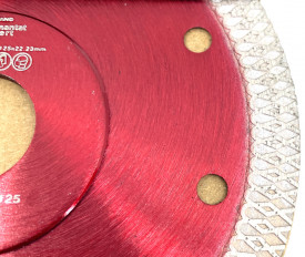 Disc DiamantatExpert pt. Portelan dur & Gresie ft. dura 125x22.2 (mm) Premium - DXDY.XTURBO.125 - Img 3