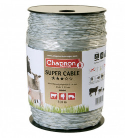 Fir gard electric 2 Lite Supercable otel galvanizat 500m CHAPRON