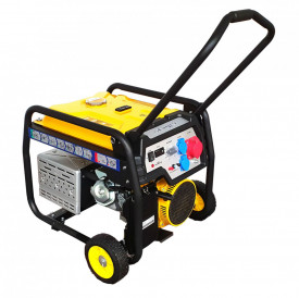 Generator de curent trifazat Stager FD 7500E3, open-frame 6kW, benzina, pornire electrica