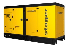 Generator insonorizat diesel trifazat 175kW, 289A, 1500rpm Stager YDSD220S3 - Img 6