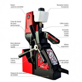 Masina de gaurit cu talpa magnetica 32mm, 850W Rotabroach-Element-30 - Img 2
