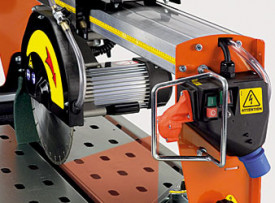 Masina de taiat placi, materiale de constructii 150cm, 2.2kW, PRIME 150S cu laser si roti - Battipav-91501 - Img 4