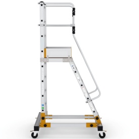 Platforma mobila profesionala RD33 din aluminiu, H lucru 3,3m - Img 3
