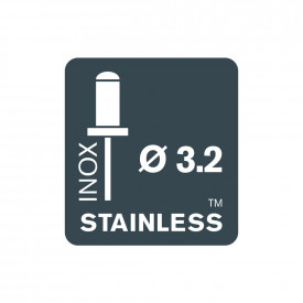Rapid 5000393, set nituri din otel inoxidabil, inclusiv burghiu, 50 buc, 2-4mm, Ø3.2 x 8mm - Img 2