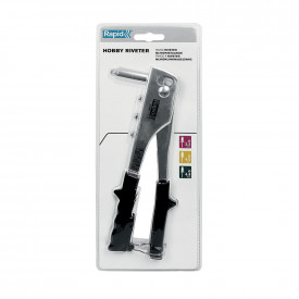 Rapid 5001129, Cleste pop nituri Hobby cu 4 capete nituire interschimbabile, 3.2/4.0/4.8mm - Img 1