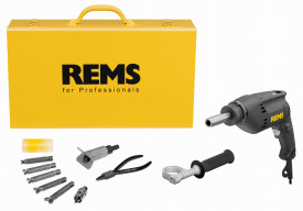 REMS Masina de gaurit tevi de cupru Hurrican Set 12-14-16-18-22 151010 R220