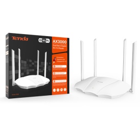 Router Wi-Fi 6, DualBand 2.4Ghz/5GHz, 574+2402Mbps, 4x6dBi, 4 porturi Gigabit - TENDA RX9 - Img 4
