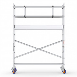 Schela mobila profesionala din aluminiu inaltime de  lucru 4,1m ProTUBE S4