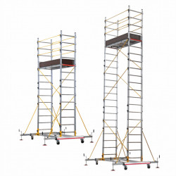 Schela mobila profesionala din aluminiu TeleSM SM640 6.7 m