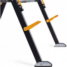 Set doua mese de santier cu picioare pivotante ToughBuilt TB-C700-2, 100% otel, max 1200 kg, 101.2cm - Img 4