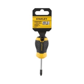 Stanley STHT16157-0, surubelnita Stubby scurta Cushion Grip cu varful cruce PH2 si lungimea tijei de 45mm, PH2x45 - Img 2