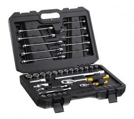 Stanley STMT82832-1 Set tubulare 1/4"+1/2"+ chei - 41 piese - Img 1
