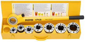 Trusa filetare manuala REMS Eva Set R 1/2 - 2" R 1/2-3/4-1-1 1/4-1 1/2-2" 520017 - Img 2