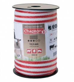 Banda gard electric 12.5mm 4 fire inox 200M CHAPRON