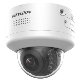 Camera IP Dome PTRZ Hikvision, 4K 8MP, ColorVu, lentila motorizata 2.8 - 12 mm, IR 40m, lumina alba 40m, difuzor, microfon, alarma, IP66, IK10 - DS-2CD2787G2H-LIPTRZS2U/SL(2.8-12MM)