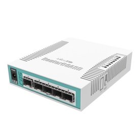Cloud Router Switch, 5 x SFP, 1 x Combo port SFP/Gigabit - Mikrotik CRS106-1C-5S - Img 2