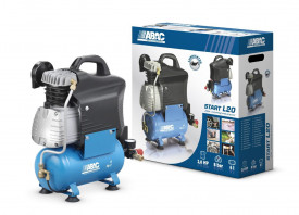 Compresor de aer cu piston - 1.5 kW, 220 L/min, 8 bari - Rezervor 6 Litri - ABAC-START-L20