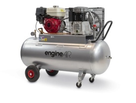 Compresor de aer cu piston, motor Honda - 6.26 kW, 552 L/min, 10 bari - Rezervor 270 Litri - ABAC-engineAIR-9/270-10-Petrol