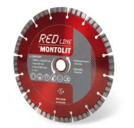 Disc diamantat Montolit LBH250 - taiere uscata - pt. beton, granit, piatra dura