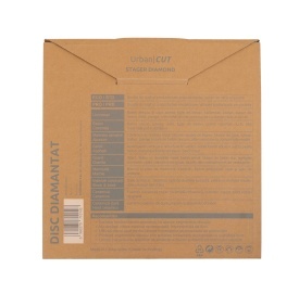 Disc diamantat pentru beton/asfalt 450mmx25.4 -Px10mmx3.6mm Stager URBAN CUT - Img 3