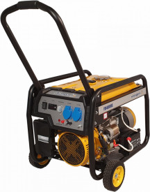 Generator de curent monofazat Stager FD 4000E, open-frame 3.3kW, benzina, pornire electrica