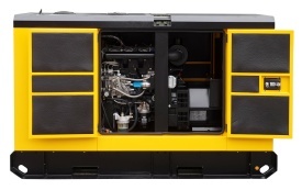 Generator insonorizat Stager YDY22S, diesel, monofazat 20kVA, 87A, 1500rpm - Img 7