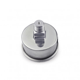 Manometru inox, 0-11bar, orizontal, FE1/4", lichid anti-vibratii - Img 3