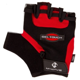 Manusi Ciclism M-WAVE XL (Rosu/Negru)