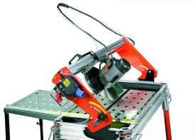 Masina de taiat marmura, granit 200cm, 2.2kW 400V, SUPREME 200S cu laser si roti - Battipav-82001/T380S1 - Img 2