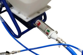 Masina multifunctionala de tencuit, gletuit, izolatii, debit max. 0-15 L/min, 2.2kW Monofazata, 20 bar, cuva 45L - CNO-MFS15 - Img 4