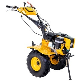 Motocultor 7CP, 2+1 trepte, 2+1 freze, benzina, roti ATV, 2 prize putere ProGARDEN Campo 873 Alpine - Img 4