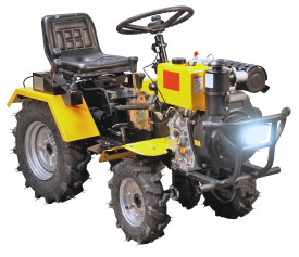 ProGARDEN Campo T12609 Minitractor 4x4, 12CP, diesel, ridicare hidraulica fata/spate - Img 1