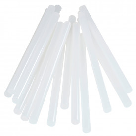 Rapid 40107363, set 14 rezerve de lipici, transparente, Ø12 x 190 mm