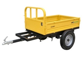 Remorca 500kg minitractor, 1 osie, prindere cupla ProGARDEN Campo RM500CT - Img 5