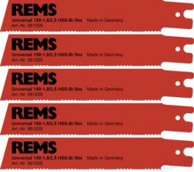 REMS Pachet universal de 5 lame de fierastrau 150-1.8/2.5 pentru REMS Cat VE, Tiger/VE/SR, Akku-Cat 22 V VE 561005