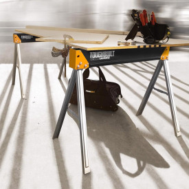 Set doua mese de santier cu picioare fixe ToughBuilt TB-C300-2, 100% otel, max 1000 kg, 90.2cm - Img 2