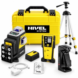 SET Nivelă Laser Motorizată Nivel System CLx3G MOTOR, Verde, 3x360° + Trepied SJJ-M1 EX + Senzor CLS-5
