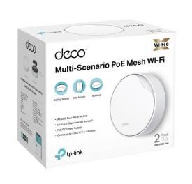 Sistem Mesh WiFi Dual-Band WiFi 6 control parental si vocal acoperire completa pentru casa TP-Link - DECO X50-POE(2PK) - Img 5