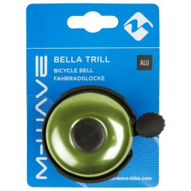 Sonerie pentru bicicleta M-WAVE BELLA TRILL Verde Anodizat - Img 2