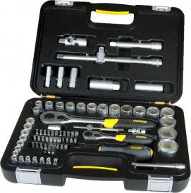Stanley 1-94-669 Trusa 77 piese tubulare de 1/2" si 1/4" in sistem metric
