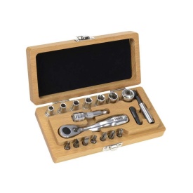Trusa chei tubulare si biti, XS Traditional, Felo, 1/4", 18 piese - Img 4