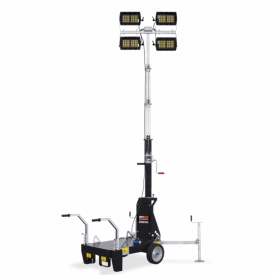 Turn de lumina GENMAC Minerva TM6 4x160W LED 81400 lumeni, trailer tractare lenta neomologabil - Img 2