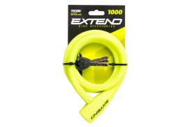 Antifurt cu Cheie EXTEND TICON 12*1000mm, Lime - Img 2