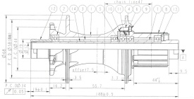 Butuc Spate NOVATEC D462SB-SL-B12-S3S-11S, 12 x 148mm 32H - Img 3