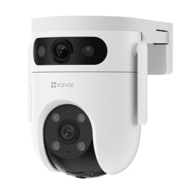 Camera supraveghere IP Wi-Fi Pan&amp;Tilt, Dual 3K, Audio bidirectional, SDcard, distanta IR 30m, color 24/7 - EZVIZ H9c Dual
